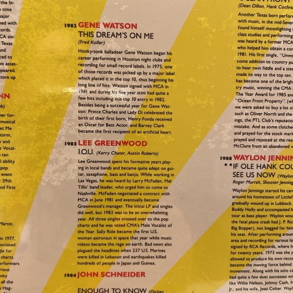 Vintage 2 LP, “30 Years of Hits” New & Sealed, (1958-1988),Folk, World, Country - Picture 6 of 12